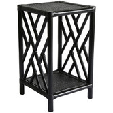 Hyde Park Home Matilda Rattan Side Table