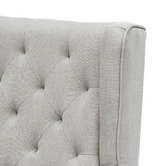 Hyde Park Home Taupe Isla Wingback Rocking Chair