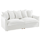 Hyde Park Home Cumulus Premium 3 Seater Cotton Slipcover Sofa