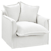 Hyde Park Home Cumulus Cotton Slipcover Armchair