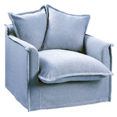 Hyde Park Home Cumulus Cotton Slipcover Armchair