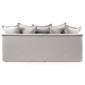 Hyde Park Home Cumulus Premium 3 Seater Cotton Slipcover Sofa