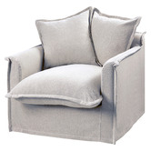 Hyde Park Home Cumulus Cotton Slipcover Armchair