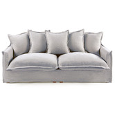 Hyde Park Home Cumulus Premium 3 Seater Cotton Slipcover Sofa
