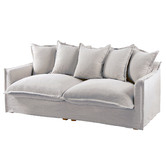 Hyde Park Home Cumulus Premium 3 Seater Cotton Slipcover Sofa