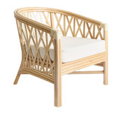 Hyde Park Home Romeo Rattan Tub Chair
