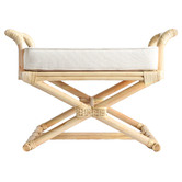 Hyde Park Home Bango Rattan Ottoman