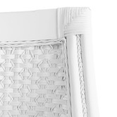 Hyde Park Home White Fester Rattan Lounge Chair