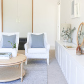 Hyde Park Home White Fester Rattan Lounge Chair