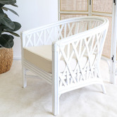 Hyde Park Home Romeo Rattan Tub Chair