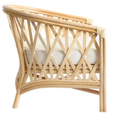Hyde Park Home Romeo Rattan Tub Chair