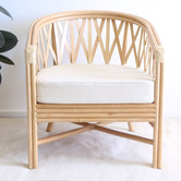 Hyde Park Home Romeo Rattan Tub Chair