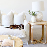 Hyde Park Home Darwin Rattan Side Table