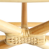 Hyde Park Home Bango Rattan Ottoman