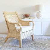 Hyde Park Home Fester Rattan Lounge Chair