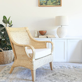 Hyde Park Home Fester Rattan Lounge Chair