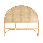 Hyde Park Home Natural Maleeka Safa Rattan Bedhead