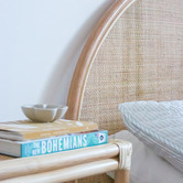 Hyde Park Home Natural Maleeka Safa Rattan Bedhead