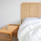 Hyde Park Home Natural Maleeka Bella Rattan Bedhead