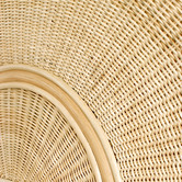 Hyde Park Home Natural Marianna Rattan &amp; Wicker Bedhead