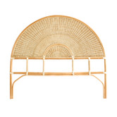 Hyde Park Home Natural Marianna Rattan &amp; Wicker Bedhead