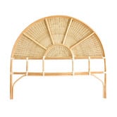 Hyde Park Home Natural Marianna Rattan &amp; Wicker Bedhead