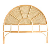 Hyde Park Home Natural Marianna Rattan &amp; Wicker Bedhead