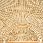Hyde Park Home Natural Marianna Rattan &amp; Wicker Bedhead