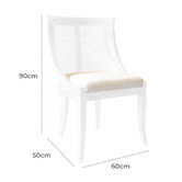 Hyde Park Home Caiden Rattan Dining Chair