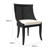 Hyde Park Home Caiden Rattan Dining Chair