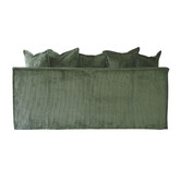 Hyde Park Home Cumulus 2 Seater Corduroy Slipcover Sofa