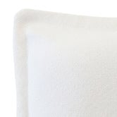 Hyde Park Home White Diablo Bedhead with Cotton Slipcover