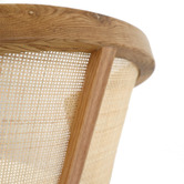 Hyde Park Home Carrie Oak Wood Dining Chair