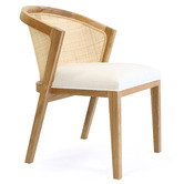 Hyde Park Home Carrie Oak Wood Dining Chair