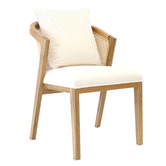 Hyde Park Home Carrie Oak Wood Dining Chair