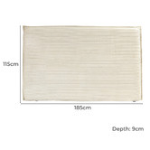 Hyde Park Home Diablo Bedhead with Corduroy Slipcover