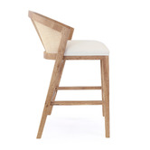 Hyde Park Home 68cm Vaskar Oak Wood Barstool