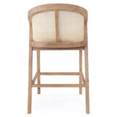 Hyde Park Home 68cm Vaskar Oak Wood Barstool