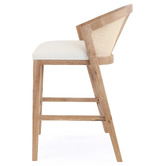 Hyde Park Home 68cm Vaskar Oak Wood Barstool