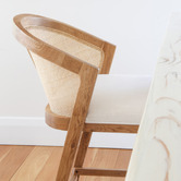 Hyde Park Home 68cm Vaskar Oak Wood Barstool