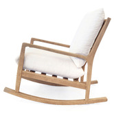 Hyde Park Home Thornette Oak Wood Rocking Chair