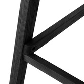Hyde Park Home 68cm Vaskar Oak Wood Barstool