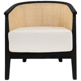 Hyde Park Home Lenylle Oak Wood Tub Chair