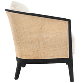 Hyde Park Home Lenylle Oak Wood Tub Chair
