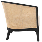 Hyde Park Home Lenylle Oak Wood Tub Chair