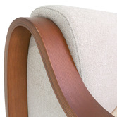 Hyde Park Home Cortland Upholstered Accent Chair