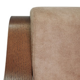 Hyde Park Home Cortland Faux Leather Accent Chair