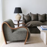 Hyde Park Home Cortland Upholstered Accent Chair