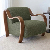 Hyde Park Home Cortland Upholstered Accent Chair
