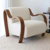 Hyde Park Home Cortland Upholstered Accent Chair